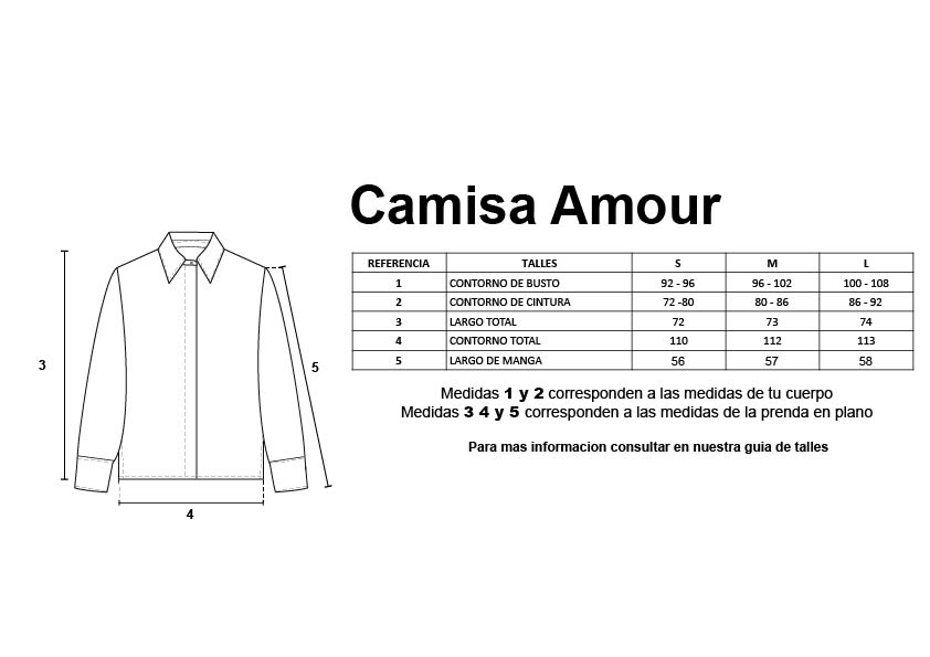 Camisa Amour